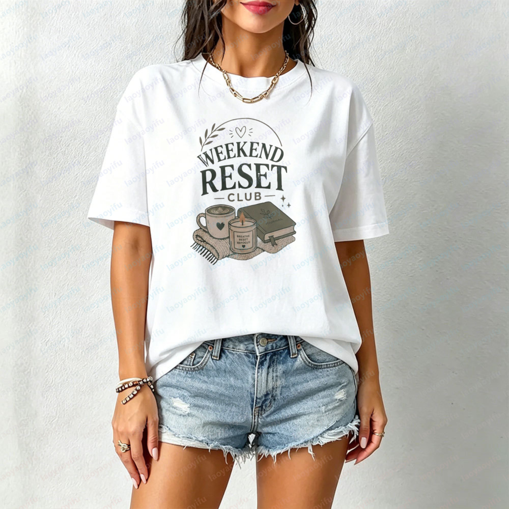 Health Wellness Club - Футболка Weekend Reset Club для женщин: