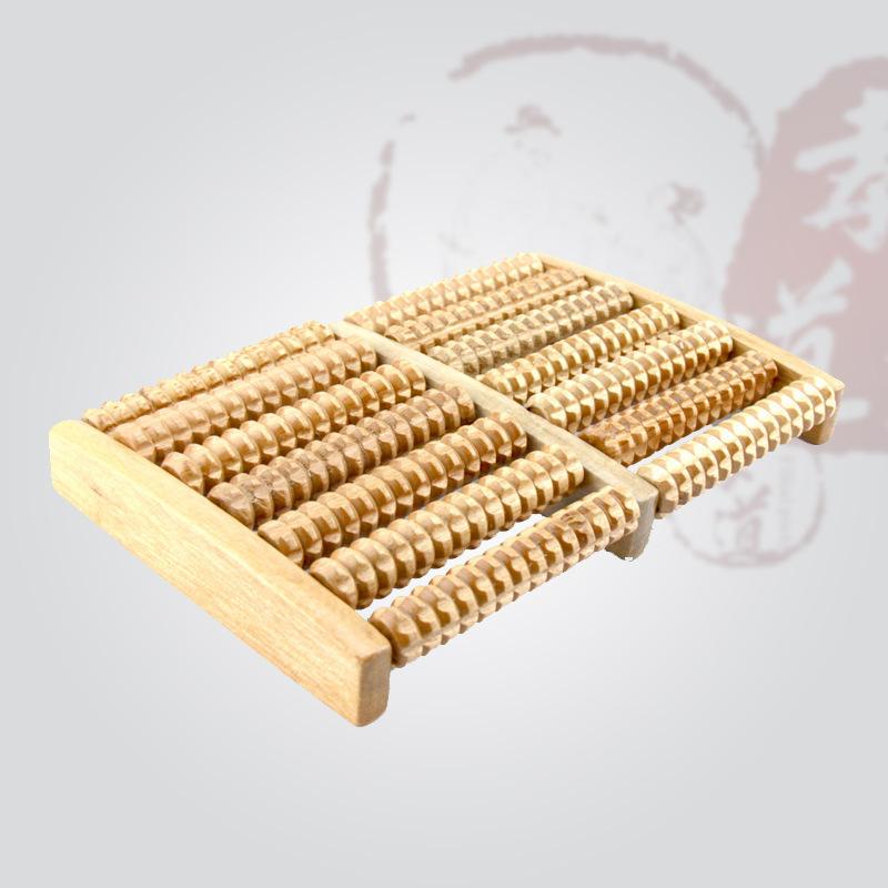Reflexology Foot Roller - 1 шт. деревянный массажный ролик для