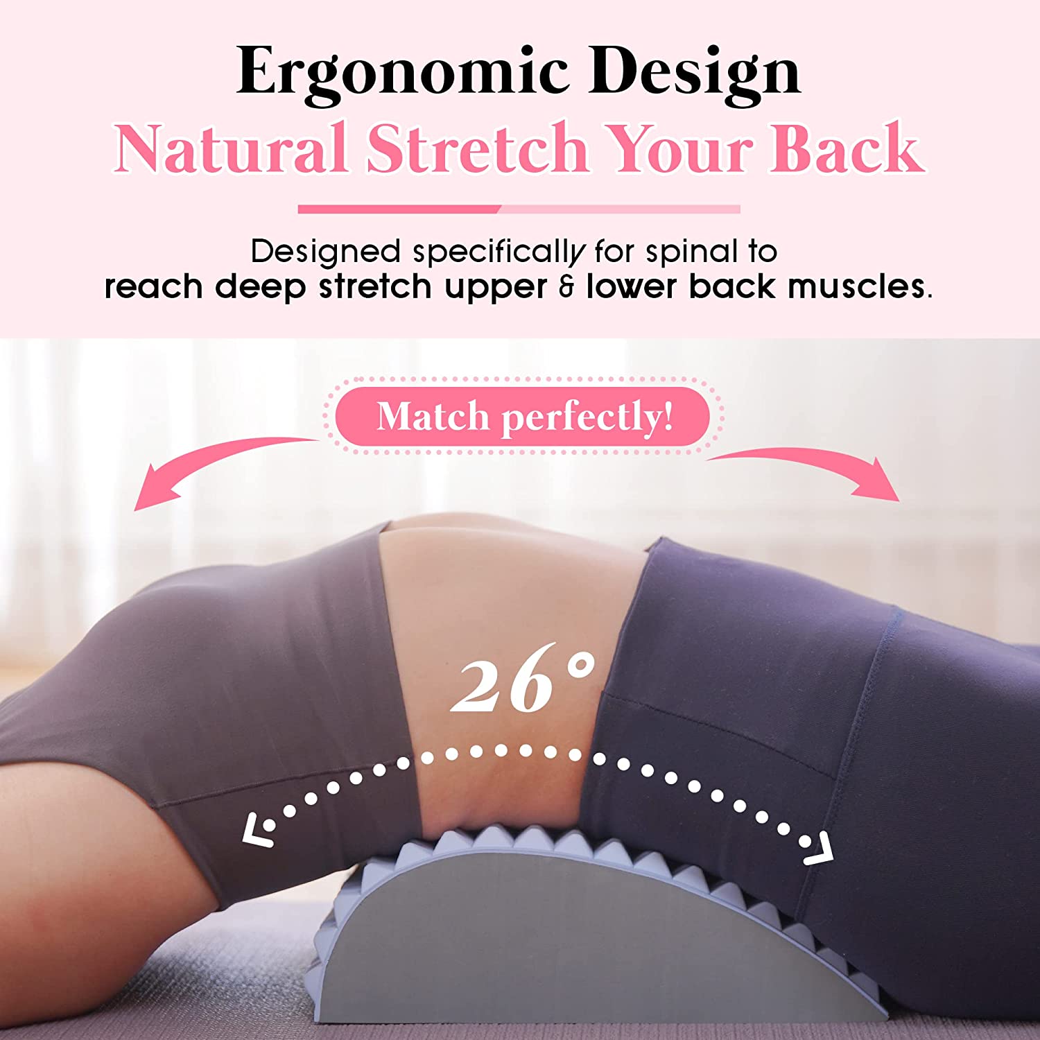 Back Stretcher Lumbar - Лечение боли в пояснице, носилки, подушка