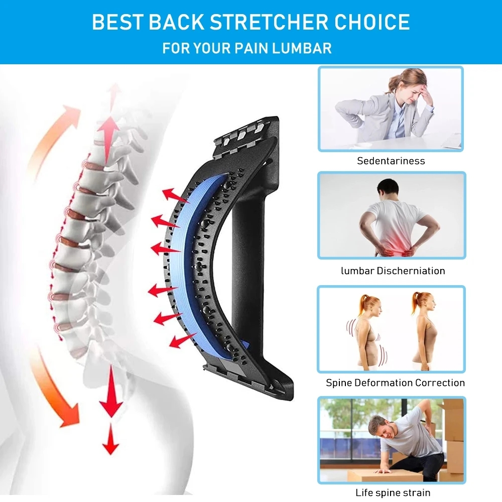 Магнитный массажер для спины,  – обзор и цена Back Stretcher Lumbar