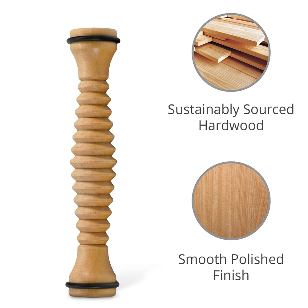 Деревянный массажер для тела,  – обзор и цена Reflexology Foot Roller