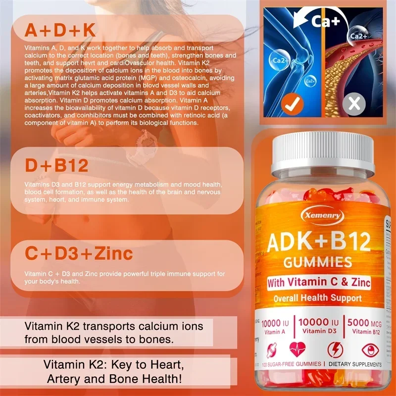 Витамин D3 K2 + витамин B12 же – обзор и цена Health Wellness Gifts