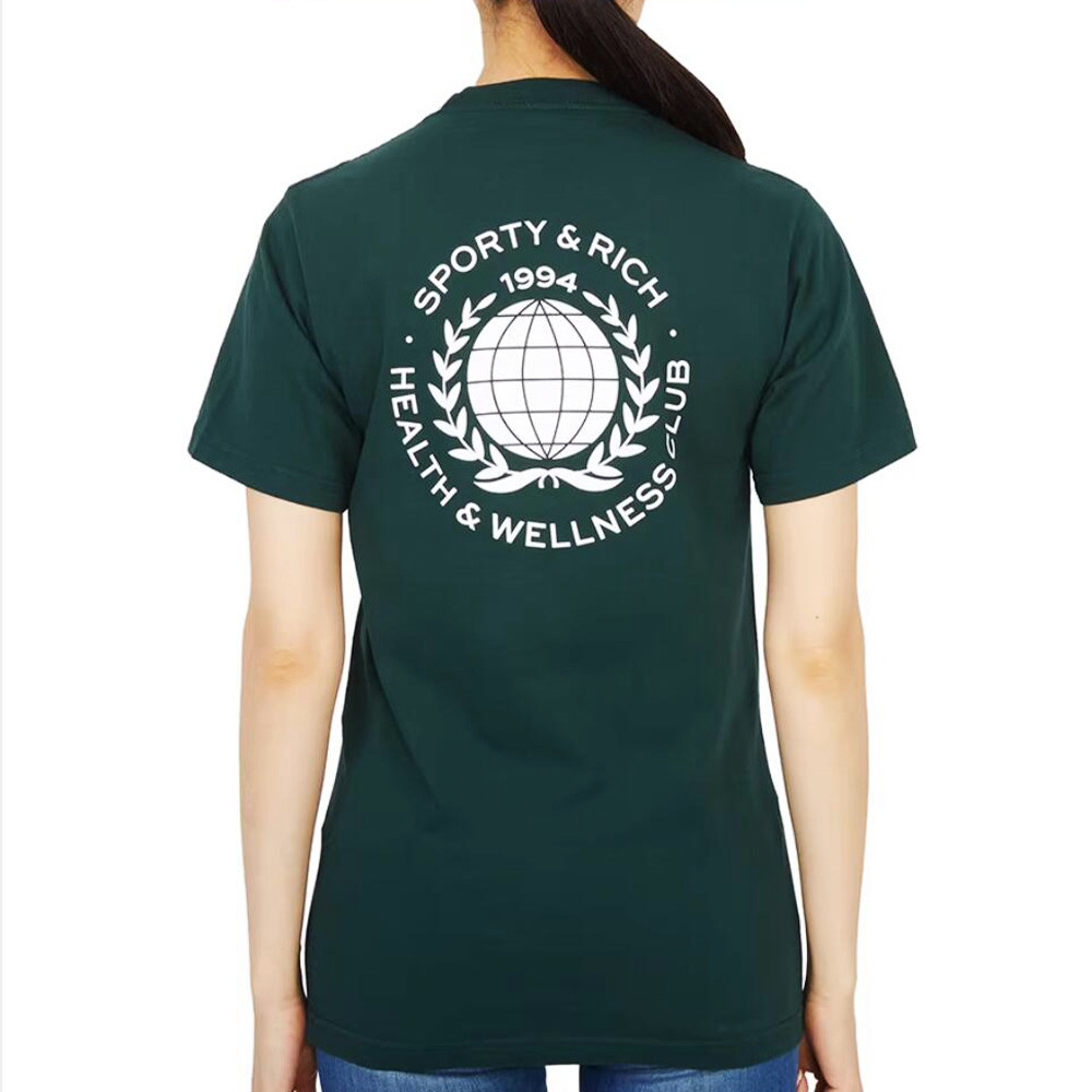 Футболки темно-зеленого цвета  – обзор и цена Health Wellness Club