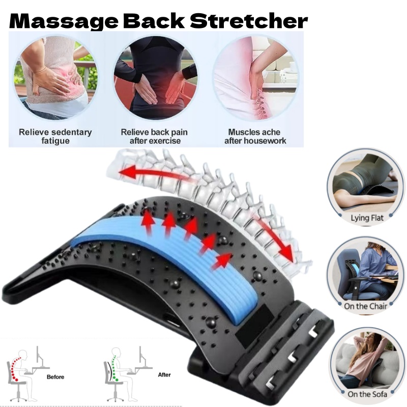 Массажер для спины, растяжител – обзор и цена Back Stretcher Lumbar